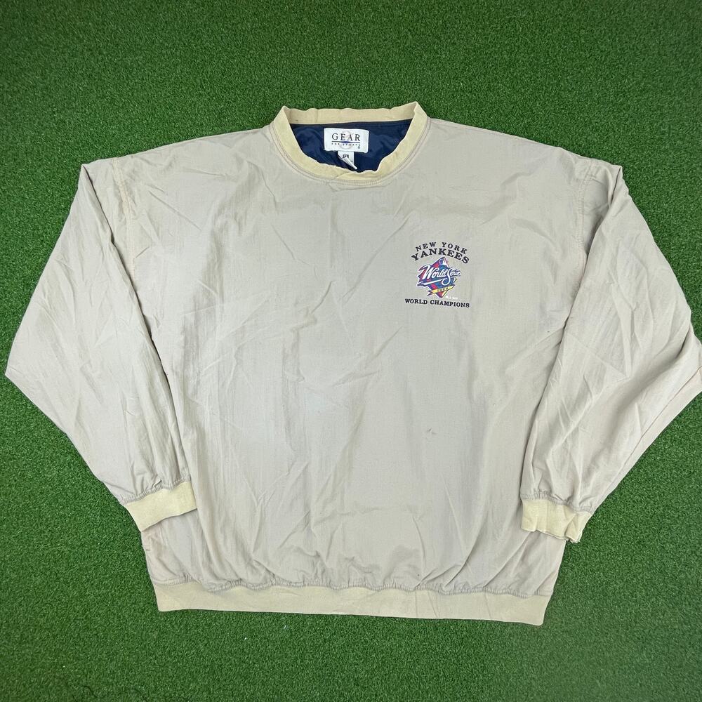 Vintage 1999 New York Yankees World Champions Lined Windbreaker Jacket Sz XXL